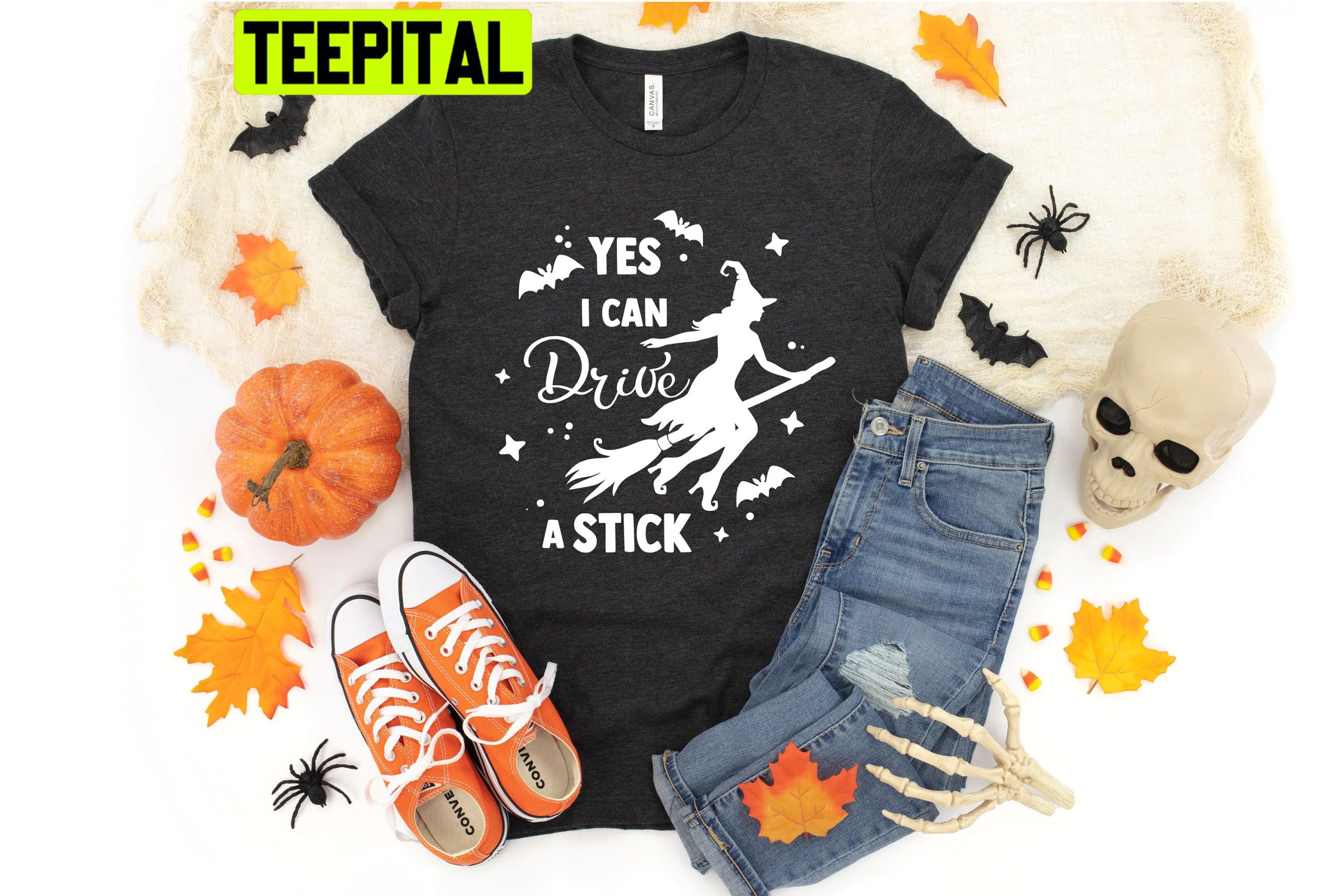 Yes I Can Drive A Stick Halloween Witch Riding Brooms Trending Unisex Shirt Yes I Can Drive A Stick Halloween Witch Riding Brooms Trending Unisex Shirt