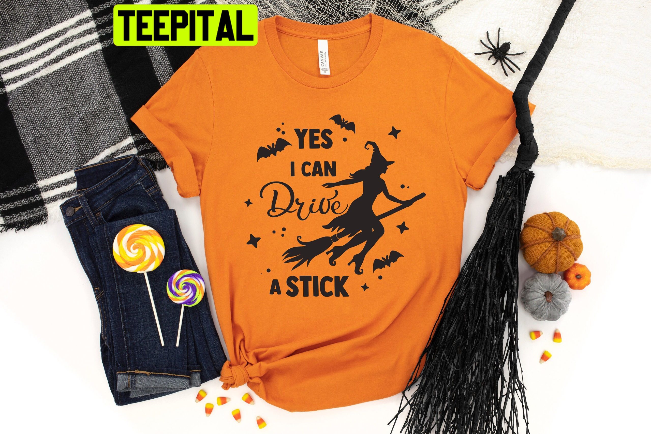 Yes I Can Drive A Stick Halloween Witch Riding Brooms Trending Unisex Shirt Yes I Can Drive A Stick Halloween Witch Riding Brooms Trending Unisex Shirt
