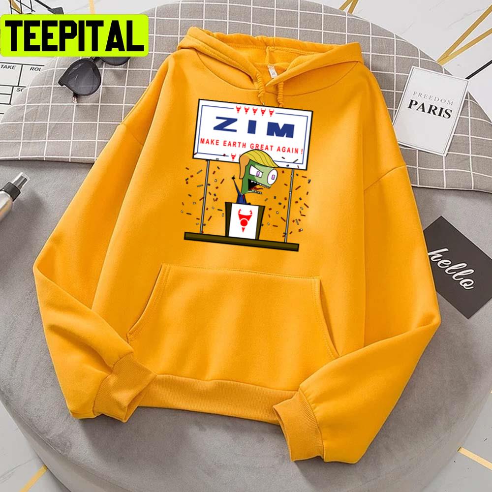 Zim Make Earth Great Again Invader Zim Unisex T-Shirt Zim Make Earth Great Again Invader Zim Unisex T-Shirt