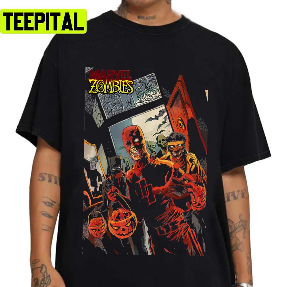 Zombies Dare Zombie Halloween Design Unisex T-Shirt Zombies Dare Zombie Halloween Design Unisex T-Shirt