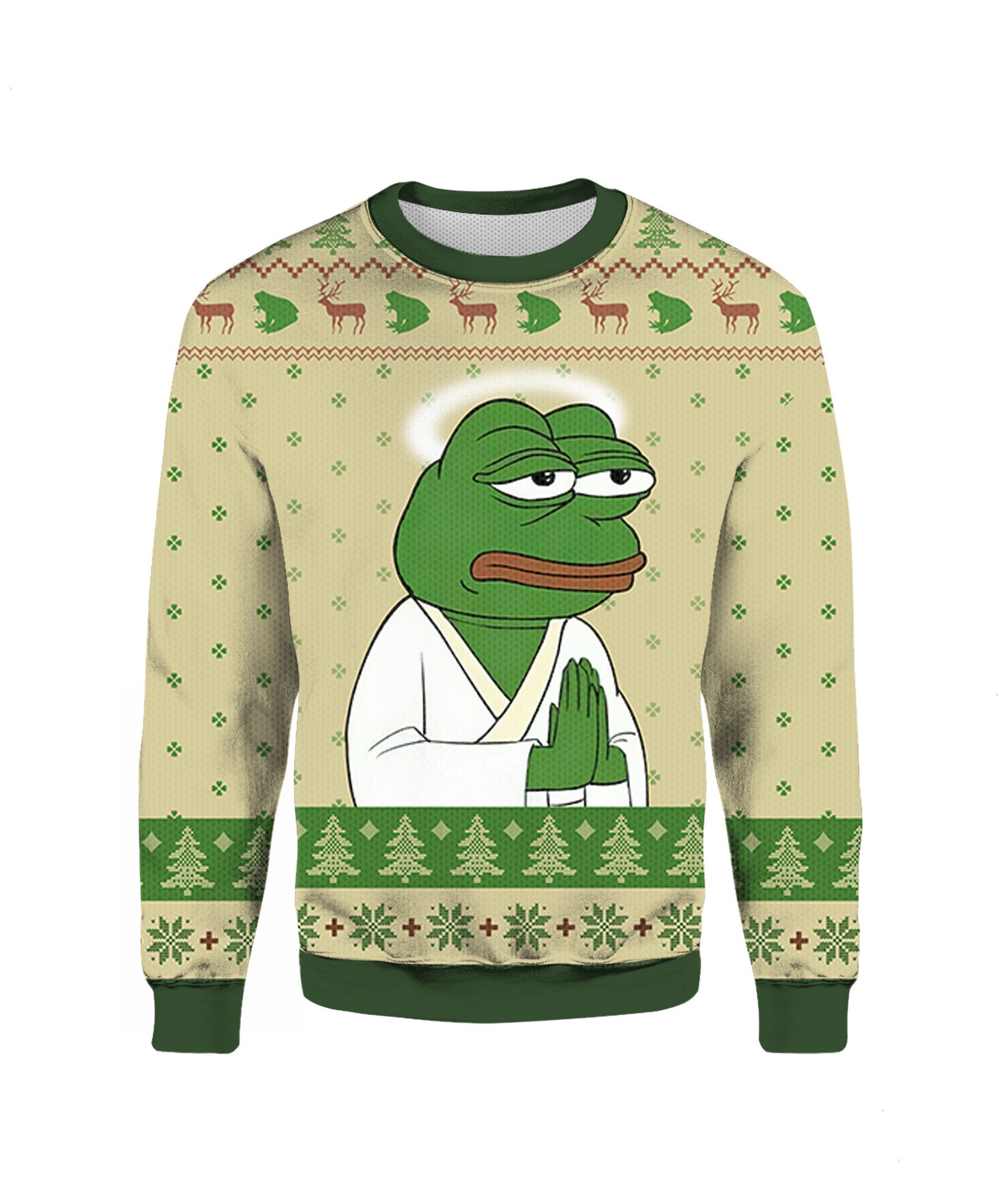 3D Frog Xmas Pepe The Frog Is The Reason For This Reason Sweatshirt 3D Frog Xmas Pepe The Frog Is The Reason For This Reason Sweatshirt