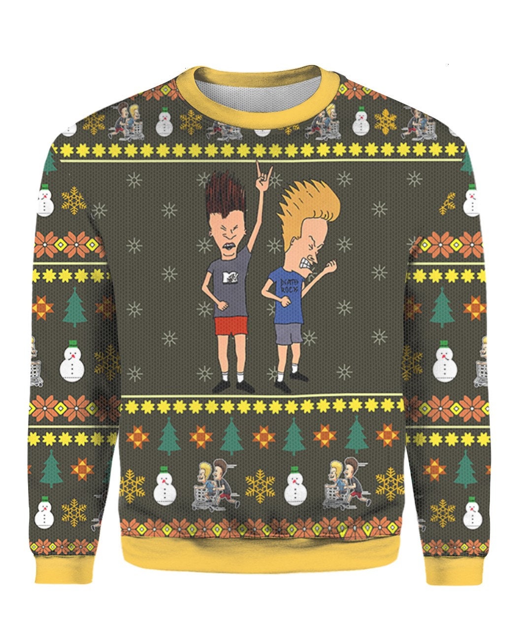 3D Gift Beavis Butthead Xmas 3D Sweatshirt 3D Gift Beavis Butthead Xmas 3D Sweatshirt