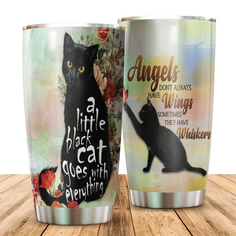 A Little Black Cat Stainless Steel Cup A Little Black Cat Stainless Steel Cup