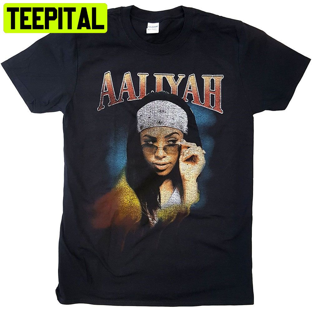 Aaliyah Trippy Vintage Trending Unisex Shirt Aaliyah Trippy Vintage Trending Unisex Shirt