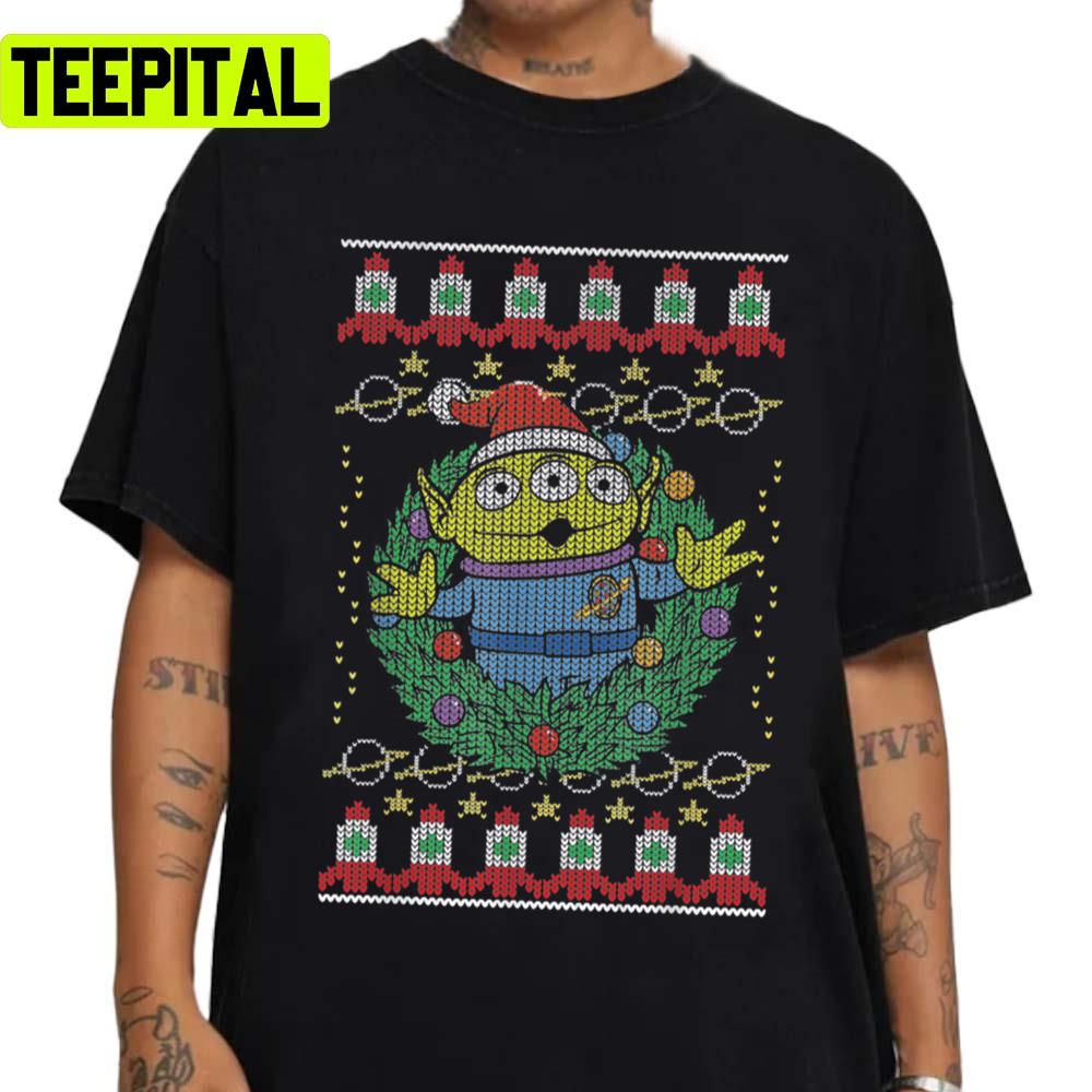 Alien Greetings Christmas Ugly Unisex Sweatshirt Alien Greetings Christmas Ugly Unisex Sweatshirt