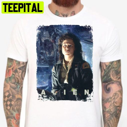 Alien Horror Movie Halloween Trending Unsiex T-Shirt