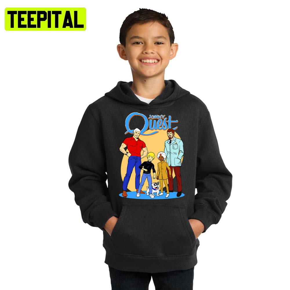 All Characters In Cartoon Jonny Quest Hoodie All Characters In Cartoon Jonny Quest Hoodie