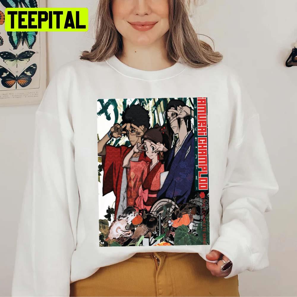 All Characters Samurai Champloo Unisex T-Shirt All Characters Samurai Champloo Unisex T-Shirt