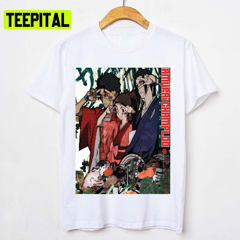 All Characters Samurai Champloo Unisex T-Shirt All Characters Samurai Champloo Unisex T-Shirt