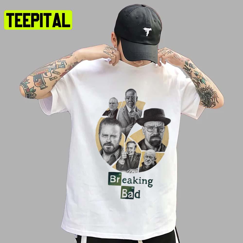 All Characters The Breaking Bad 2022 Unisex T-Shirt All Characters The Breaking Bad 2022 Unisex T-Shirt
