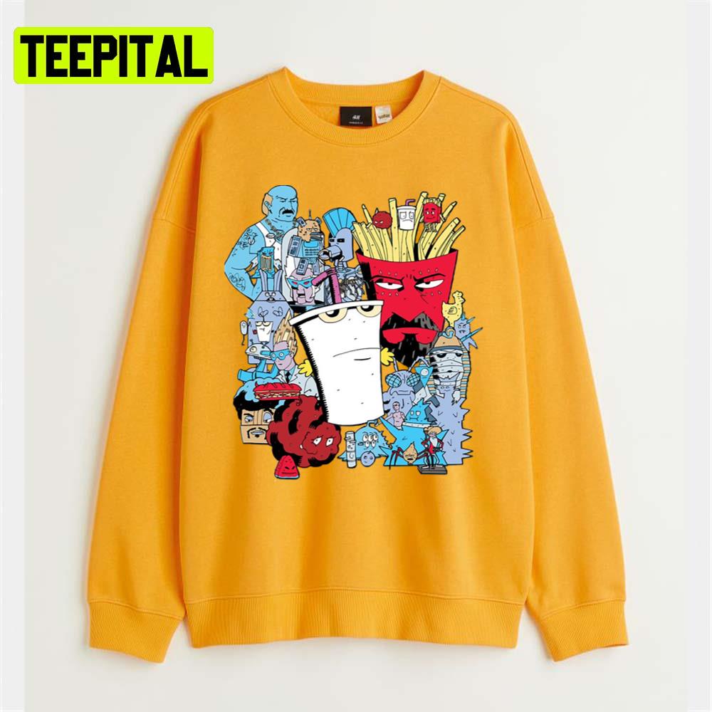 All Characters United Aqua Teen Hunger Force Unisex T-Shirt All Characters United Aqua Teen Hunger Force Unisex T-Shirt