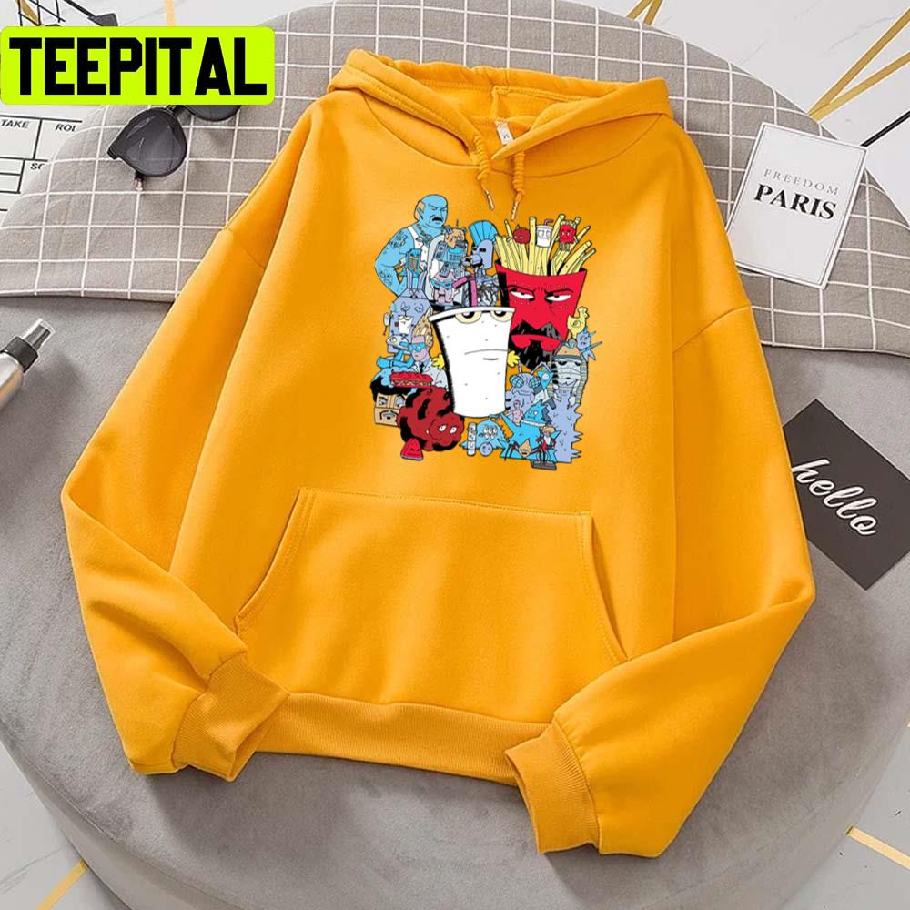 All Characters United Aqua Teen Hunger Force Unisex T-Shirt All Characters United Aqua Teen Hunger Force Unisex T-Shirt
