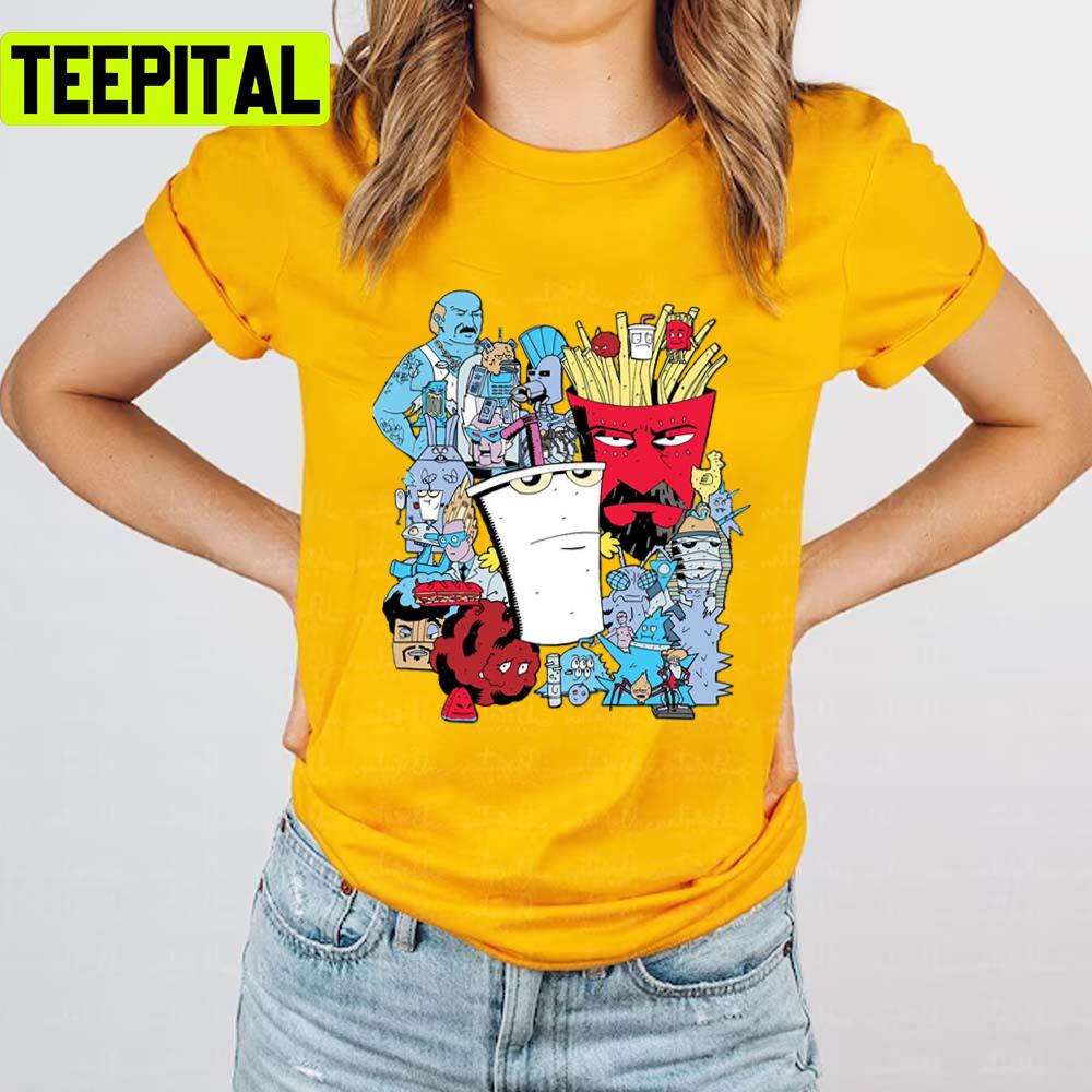 All Characters United Aqua Teen Hunger Force Unisex T-Shirt All Characters United Aqua Teen Hunger Force Unisex T-Shirt