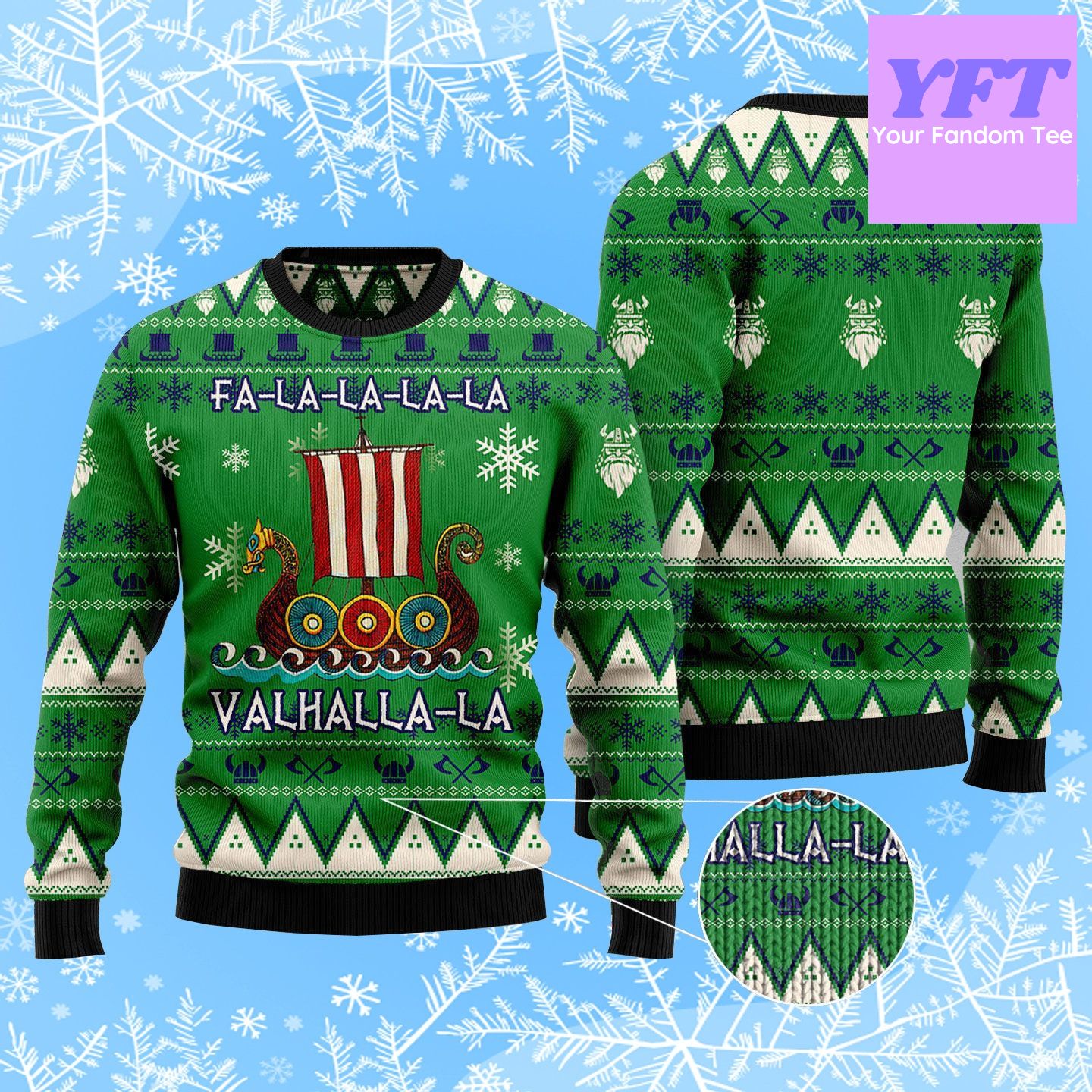 Amazing Viking Valhalla Viking Xmas 3d Ugly Christmas Sweater Amazing Viking Valhalla Viking Xmas 3d Ugly Christmas Sweater