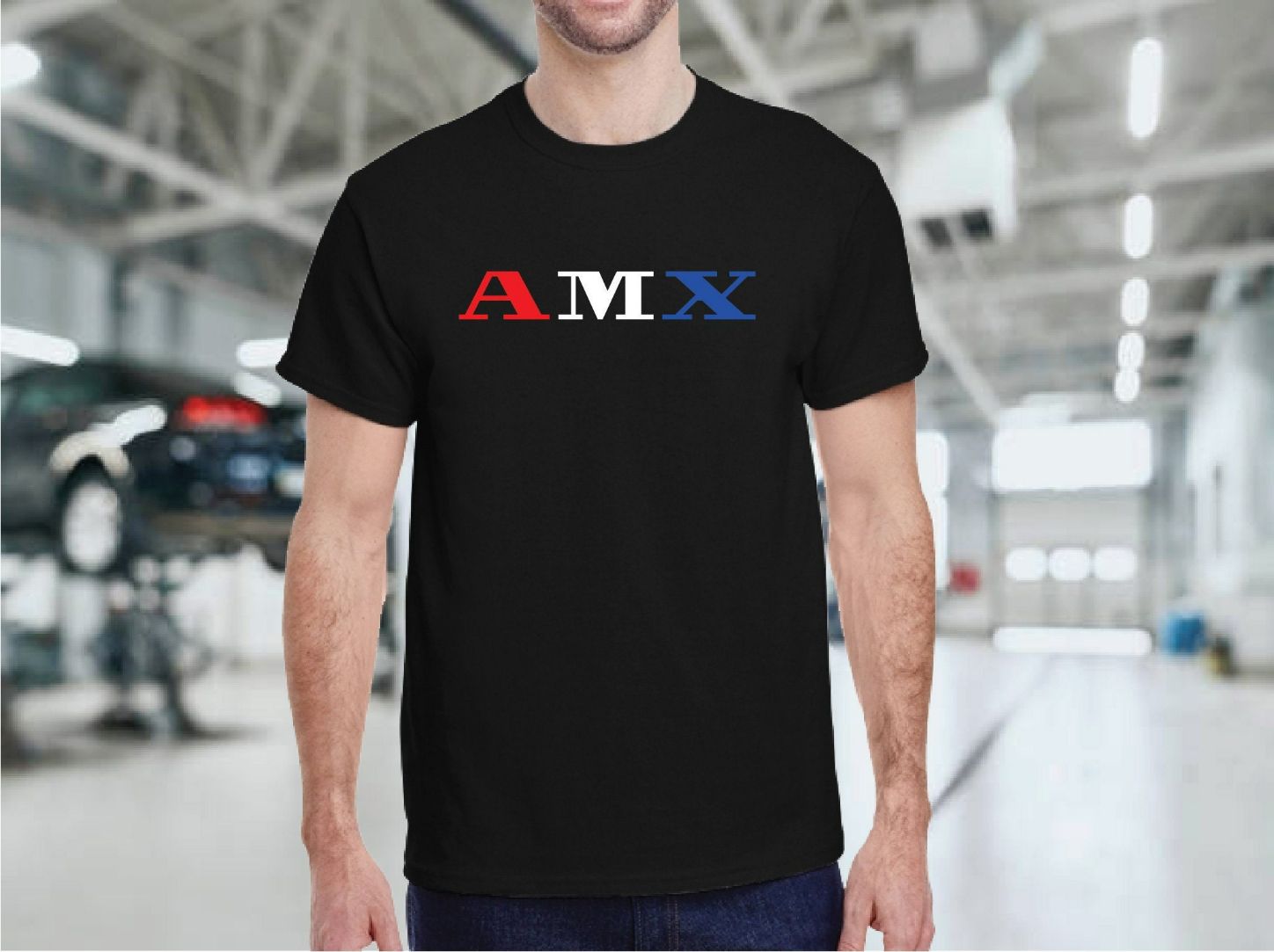 AMC AMX American Motors Corporation Custom Classic Muscle Car Shirt AMC AMX American Motors Corporation Custom Classic Muscle Car Shirt
