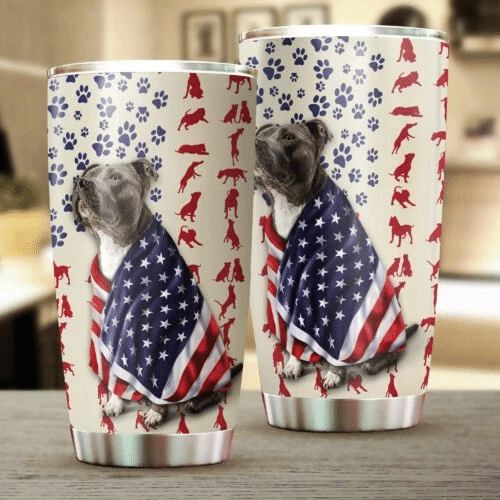 American Staffordshire Terrier Stainless Steel Cup American Staffordshire Terrier Stainless Steel Cup
