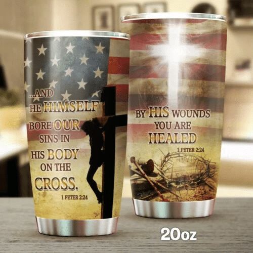 And He Himself Bore Our Sins Stainless Steel Cup And He Himself Bore Our Sins Stainless Steel Cup