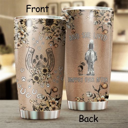 And She Lived Happily Ever After Stainless Steel Cup And She Lived Happily Ever After Stainless Steel Cup