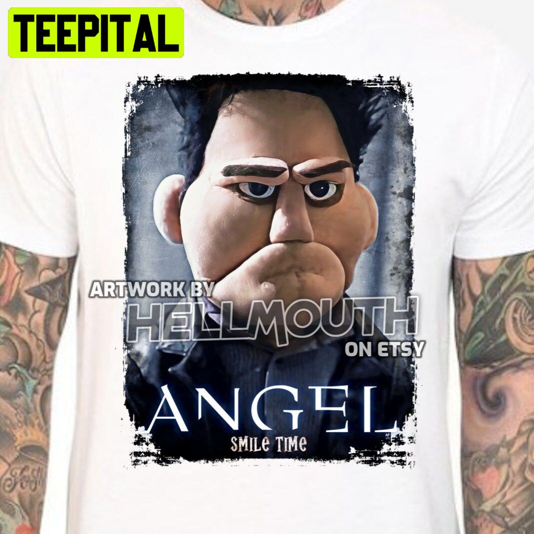Angel Smile Time David Boreanaz Halloween Trending Unsiex T-Shirt Angel Smile Time David Boreanaz Halloween Trending Unsiex T-Shirt