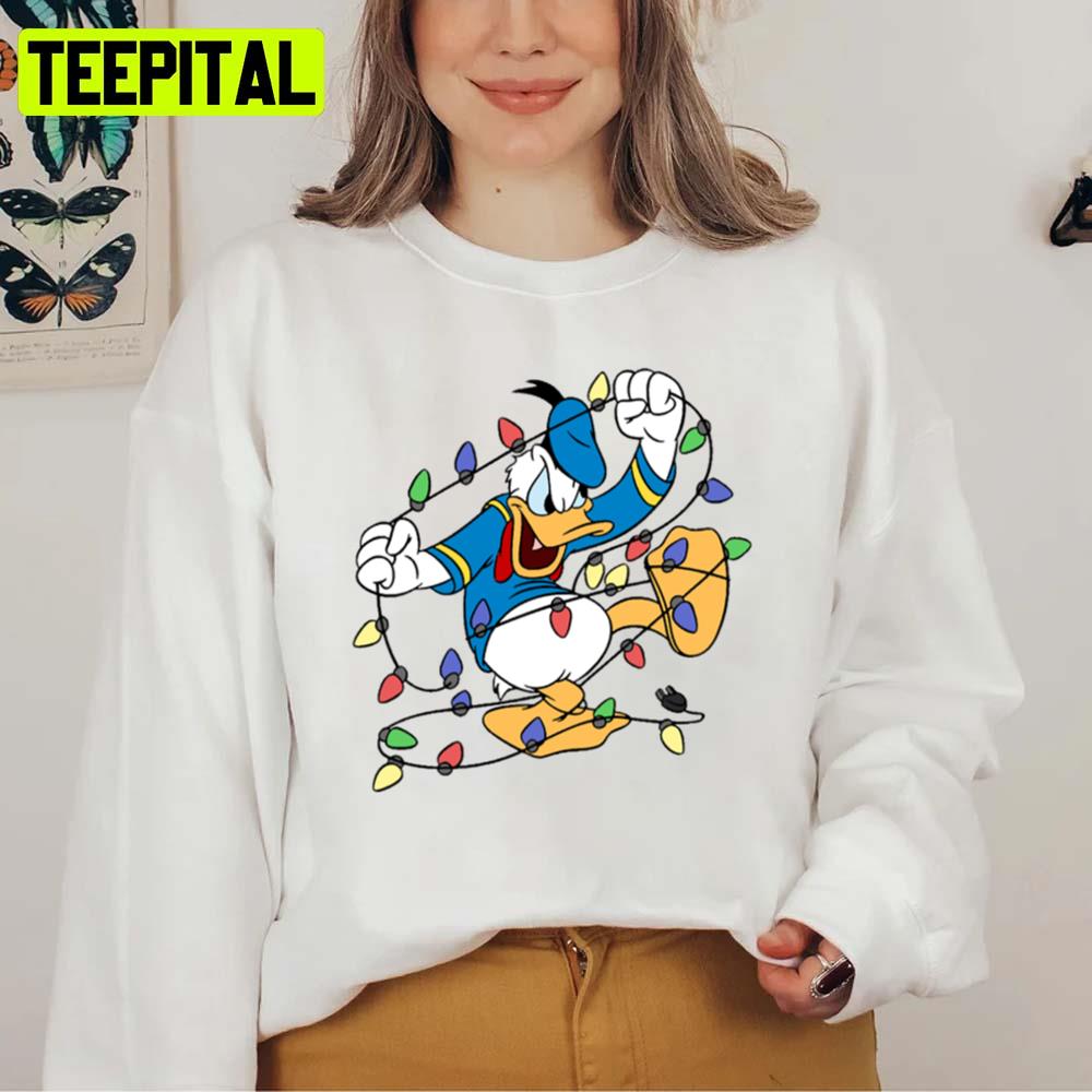Angry Donalds Hate Christmas Light Unisex Sweatshirt Angry Donalds Hate Christmas Light Unisex Sweatshirt