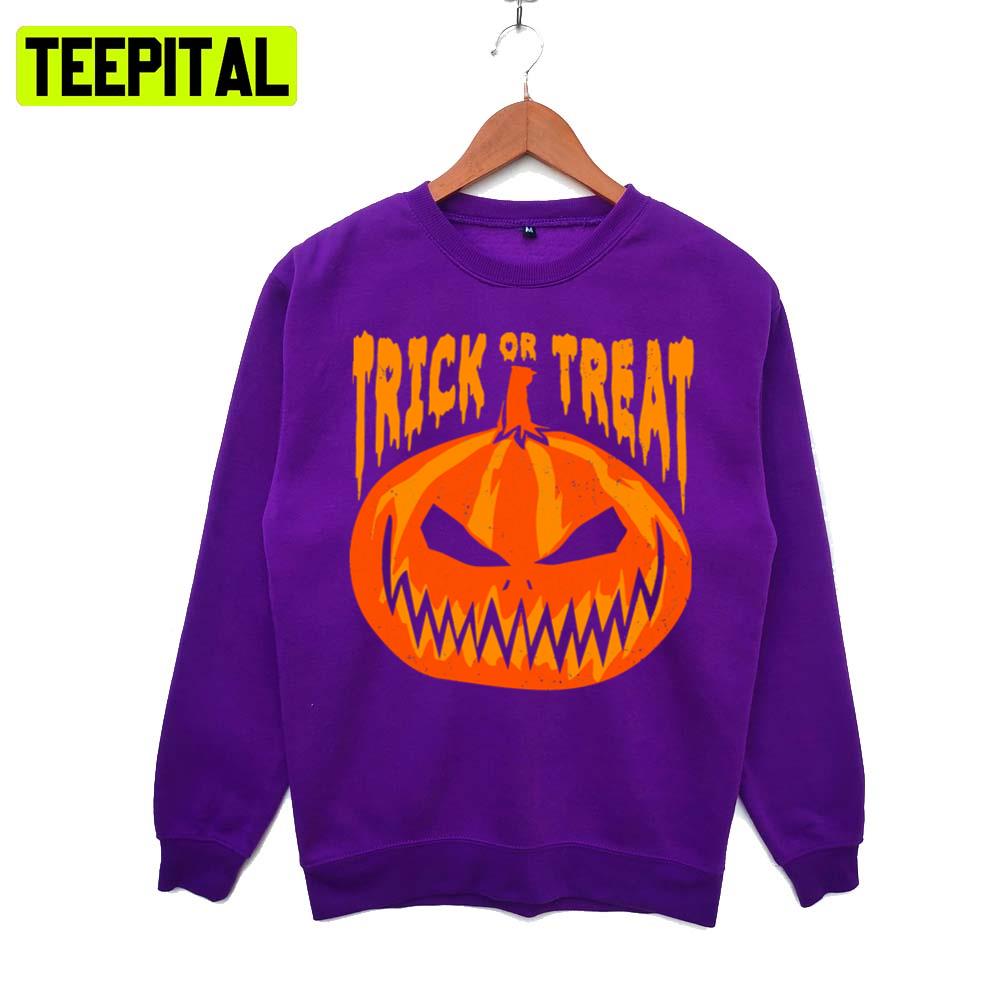 Angry Pumpkin Trick Or Treat Halloween Illustration Hoodie Angry Pumpkin Trick Or Treat Halloween Illustration Hoodie