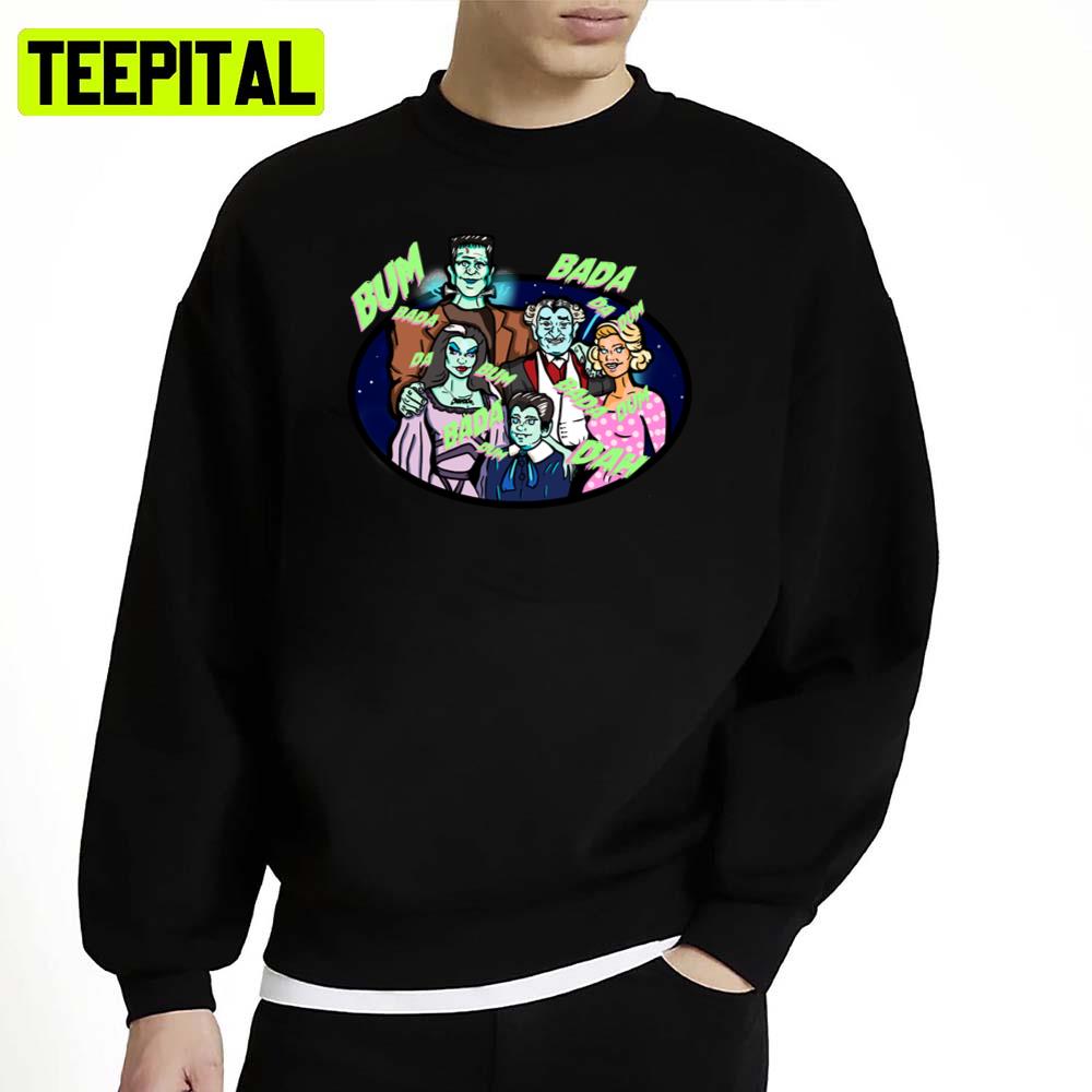 Animated Design The Munsters Unisex Sweatshirt Animated Design The Munsters Unisex Sweatshirt