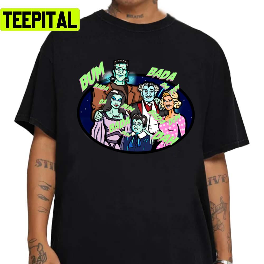 Animated Design The Munsters Unisex Sweatshirt Animated Design The Munsters Unisex Sweatshirt