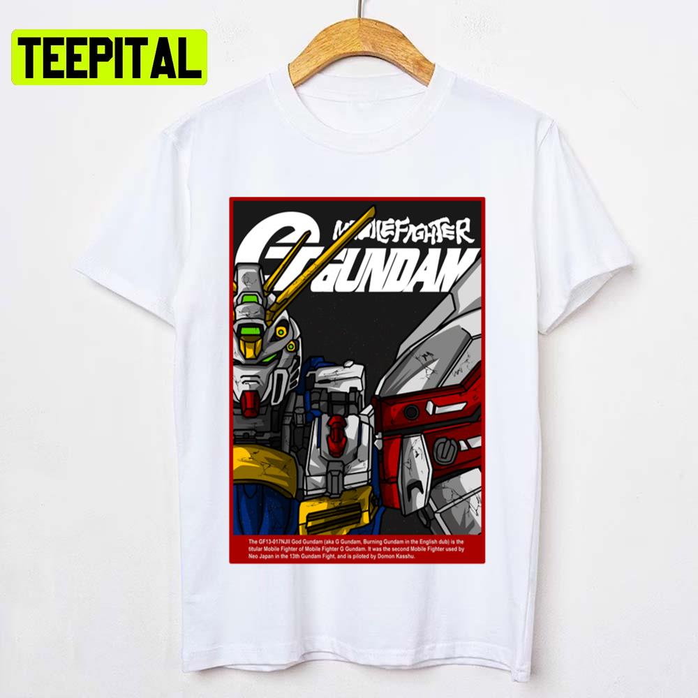 Animated G Gundam Mobile Fighter Unisex T-Shirt Animated G Gundam Mobile Fighter Unisex T-Shirt