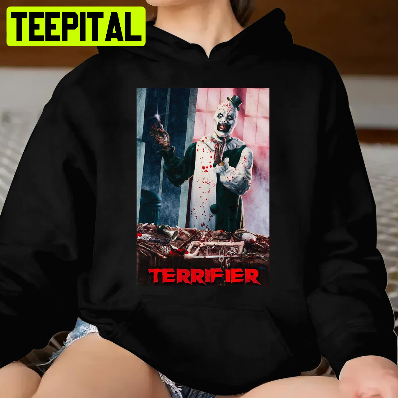 Anniversaire Terrifier Horror Movie Art Idol For You Terrifier Cool Halloween Shirt Anniversaire Terrifier Horror Movie Art Idol For You Terrifier Cool Halloween Shirt