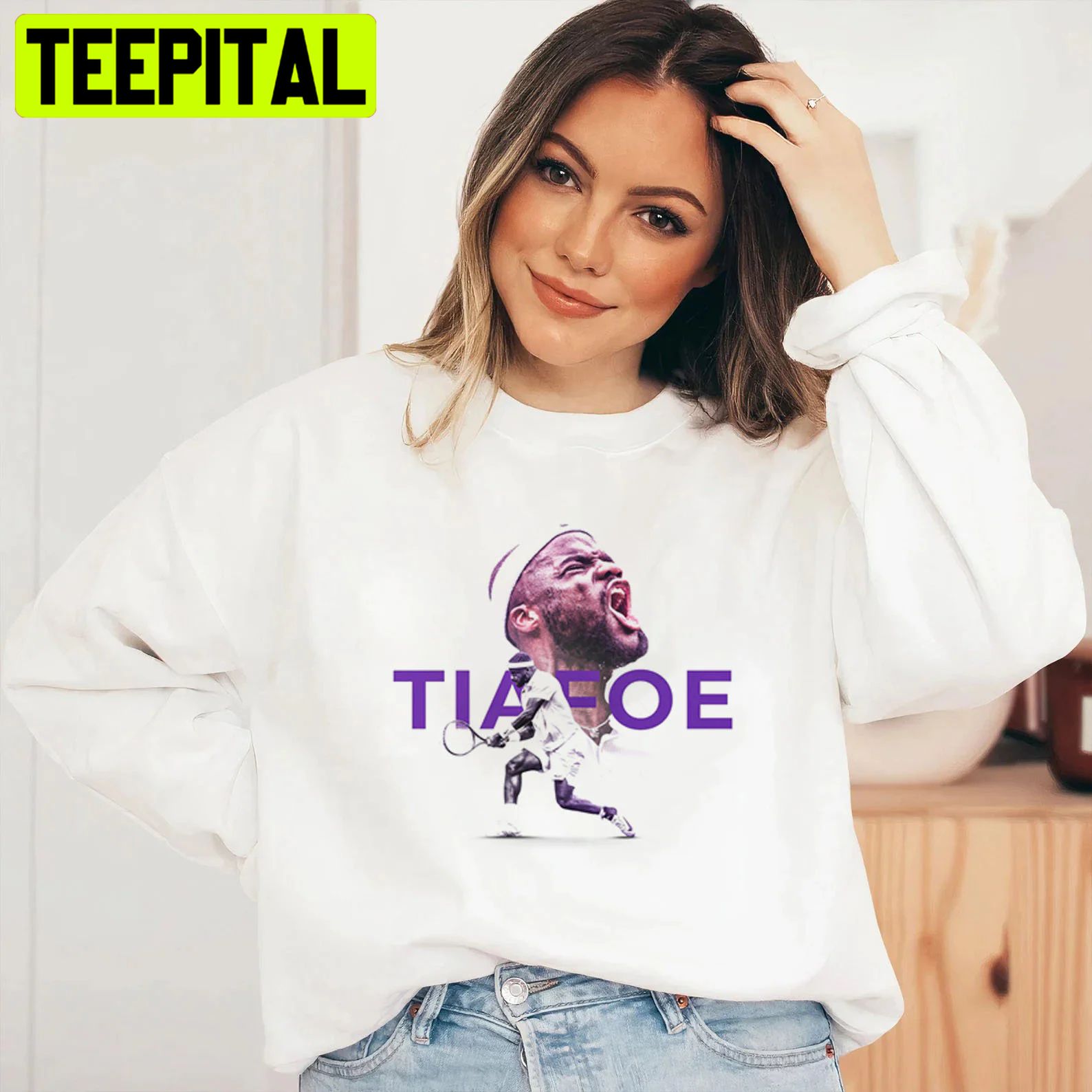 Art 2022 Frances Tiafoe Tennis Player Victory Trending Unisex Shirt Art 2022 Frances Tiafoe Tennis Player Victory Trending Unisex Shirt