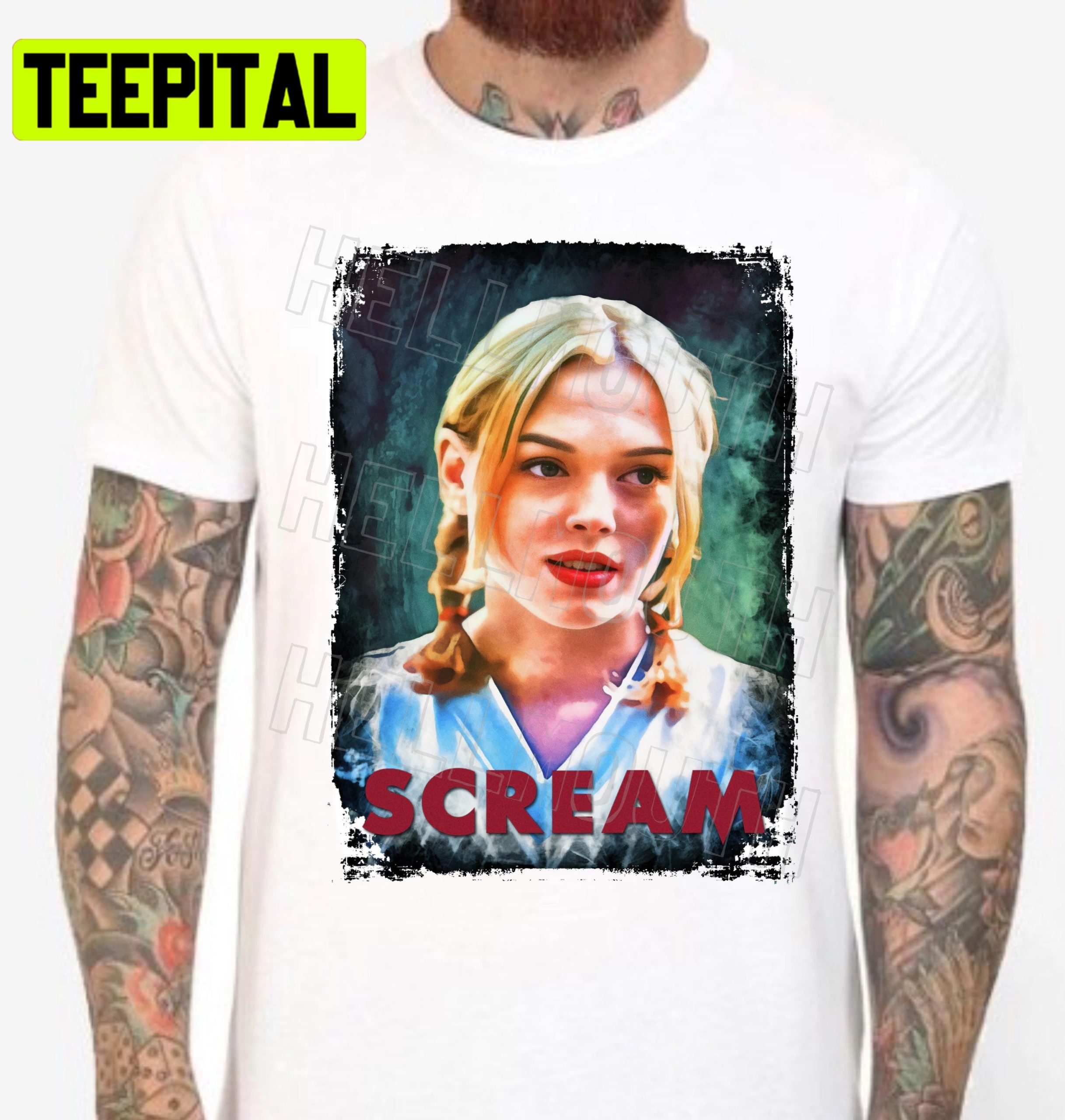 Art Scream Rose Mcgowan As Tatum Riley Halloween Trending Unsiex T-Shirt Art Scream Rose Mcgowan As Tatum Riley Halloween Trending Unsiex T-Shirt