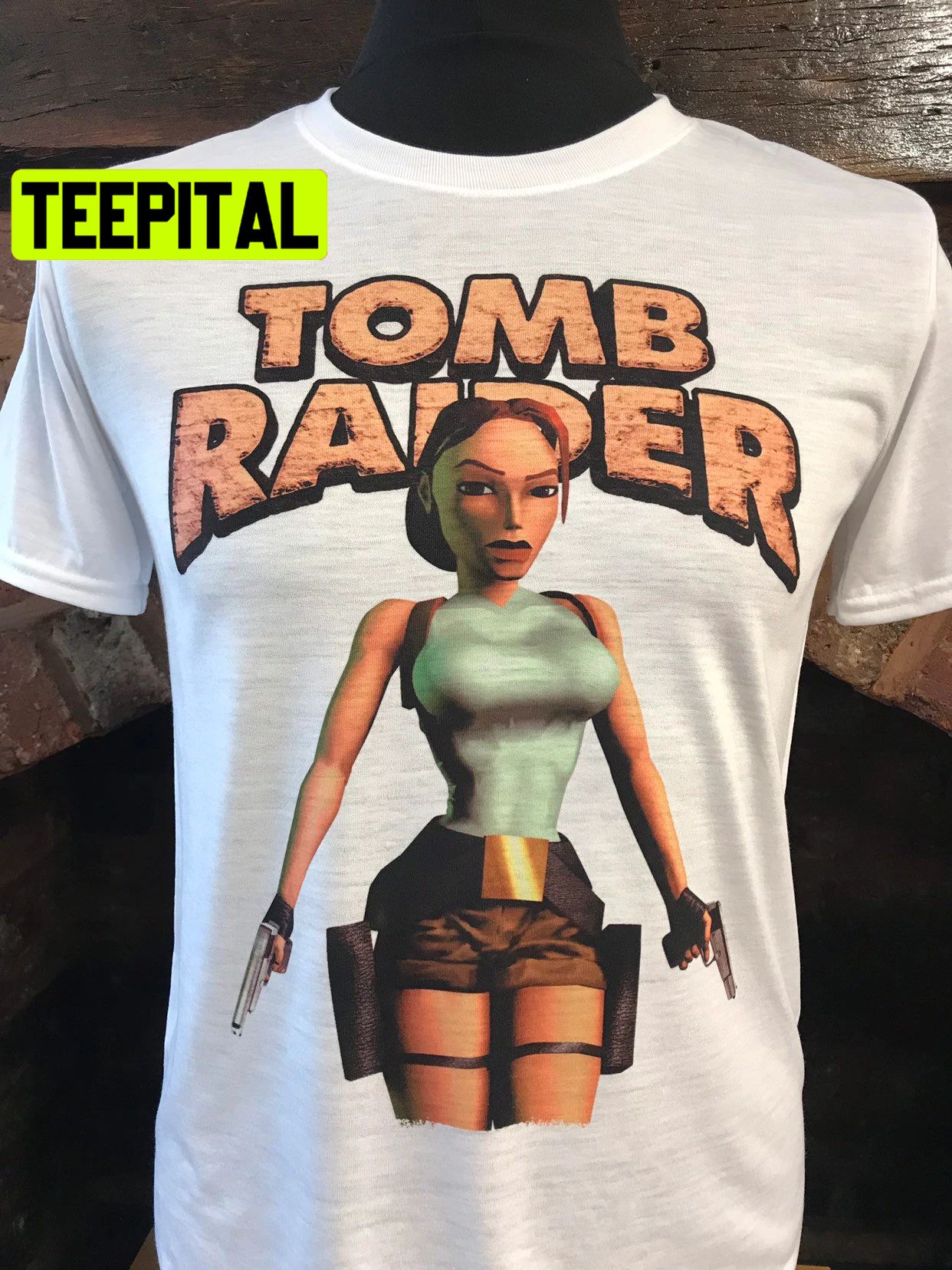 Art Tomb Raider Lara Croft Halloween Trending Unsiex T-Shirt Art Tomb Raider Lara Croft Halloween Trending Unsiex T-Shirt