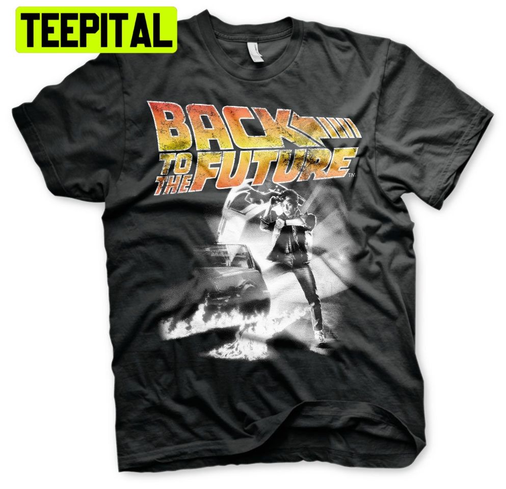 Back To The Future Michael J Fox Delorean 2 Trending Unisex Shirt Back To The Future Michael J Fox Delorean 2 Trending Unisex Shirt