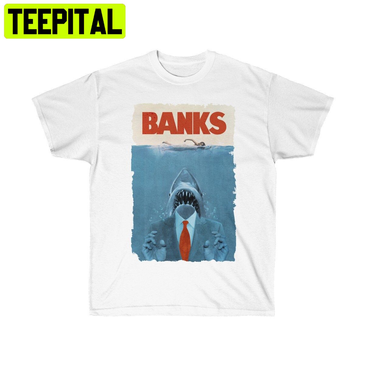 Banks Funny Movie Jaws Trending Unisex Shirt Banks Funny Movie Jaws Trending Unisex Shirt