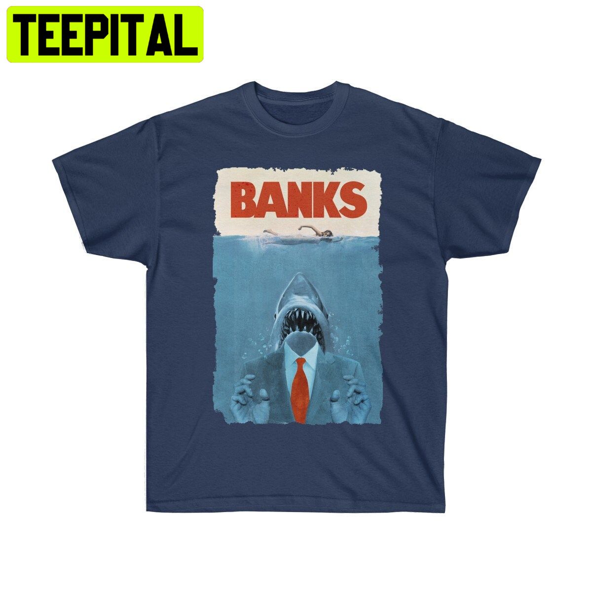 Banks Funny Movie Jaws Trending Unisex Shirt Banks Funny Movie Jaws Trending Unisex Shirt