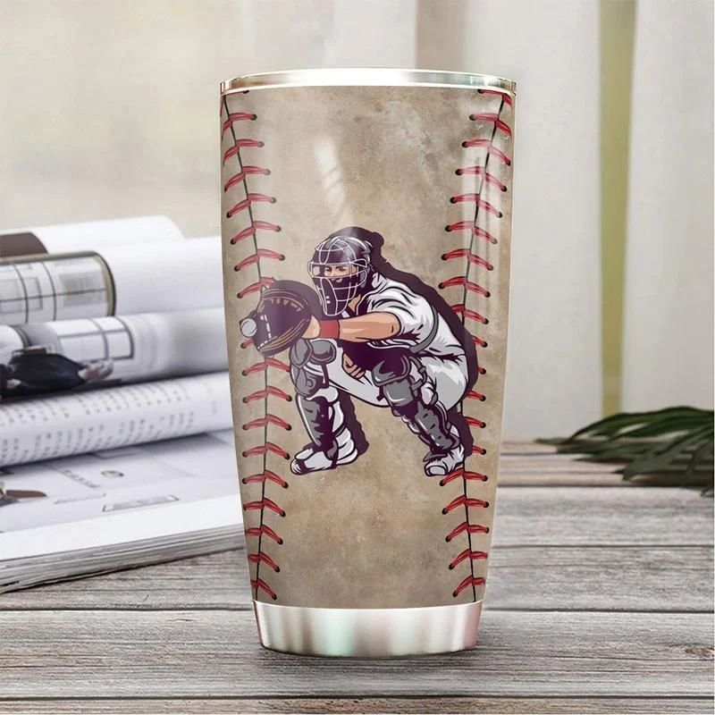 Baseball Catcher Stainless Steel Cup Baseball Catcher Stainless Steel Cup