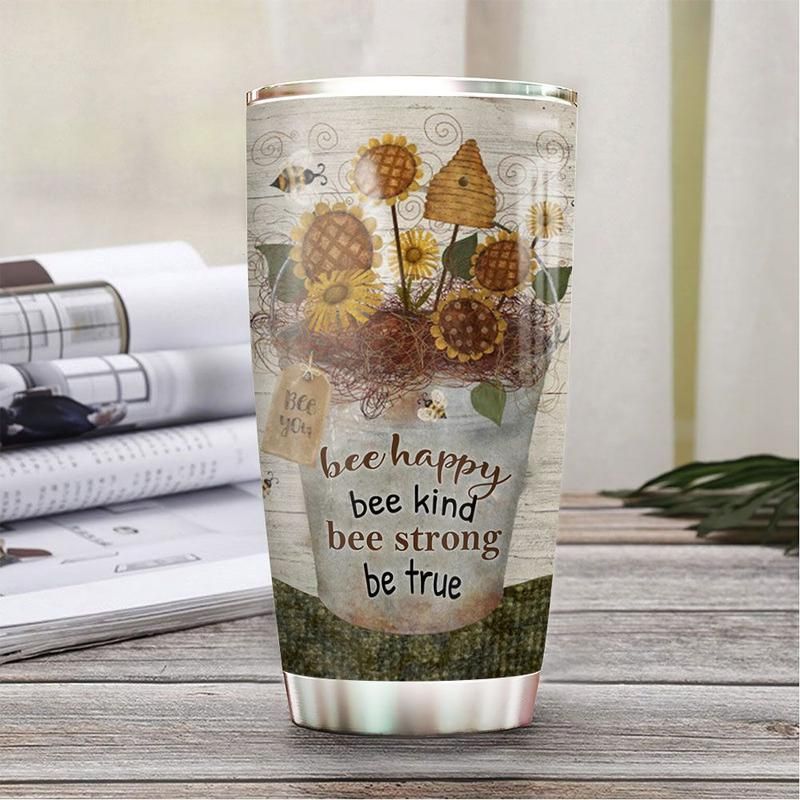 Be Happy Be Kind Be Strong Be True Stainless Steel Cup Be Happy Be Kind Be Strong Be True Stainless Steel Cup