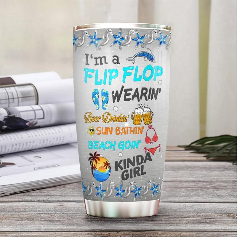 Beach Flip Flop Stainless Steel Cup Beach Flip Flop Stainless Steel Cup