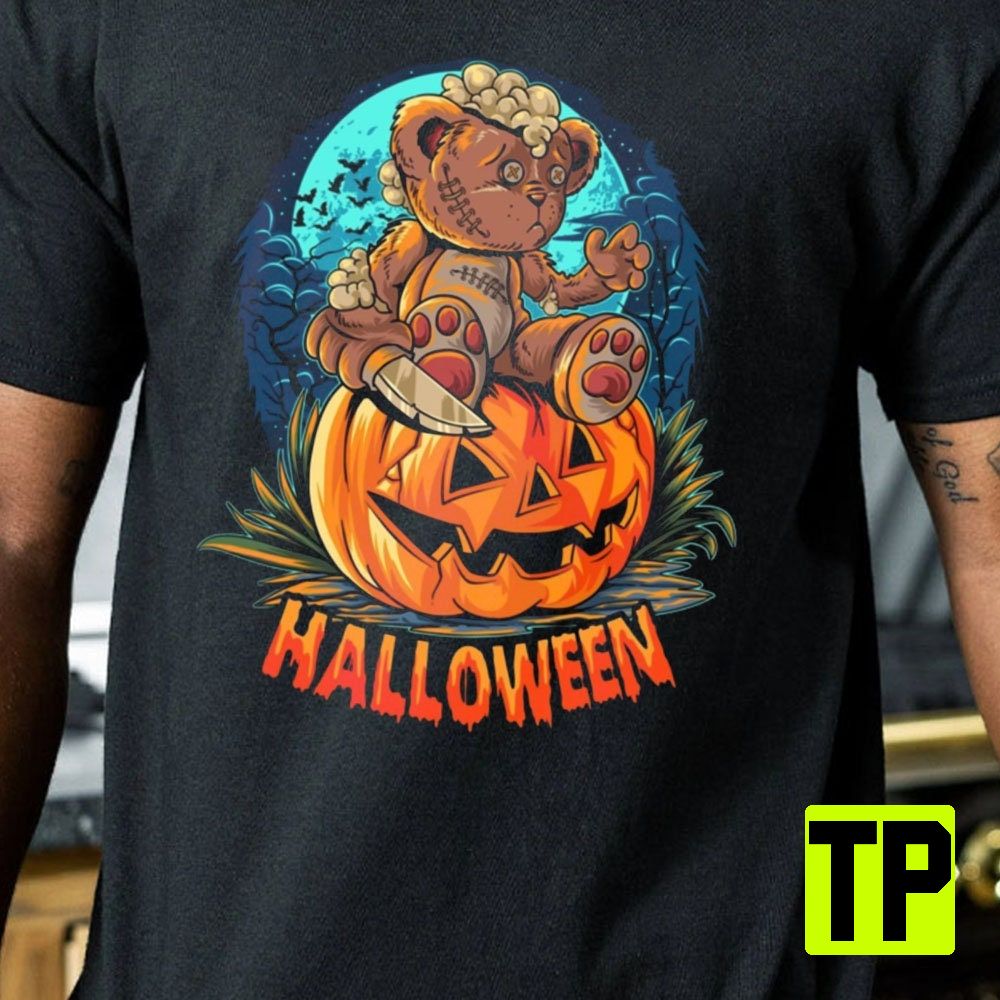 Bear And Pumpkin Funny Movies For Her Horror Unisex Shirt Bear And Pumpkin Funny Movies For Her Horror Unisex Shirt