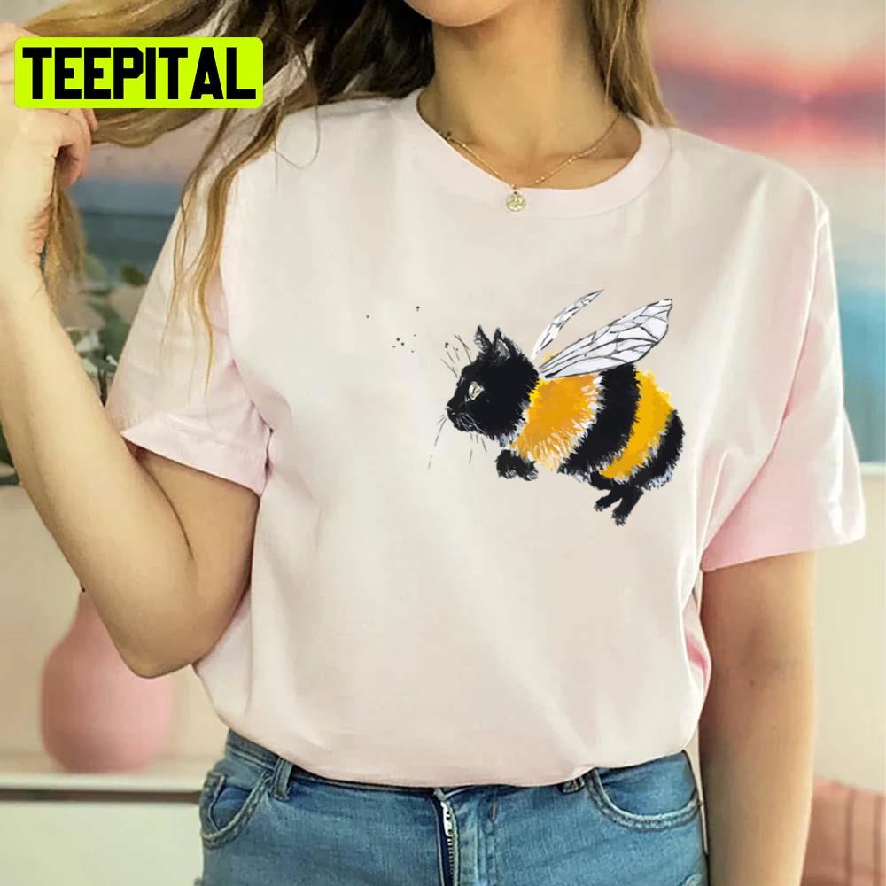Bee Cat Ruffle Rebeccasalinasart Unisex Sweatshirt Bee Cat Ruffle Rebeccasalinasart Unisex Sweatshirt