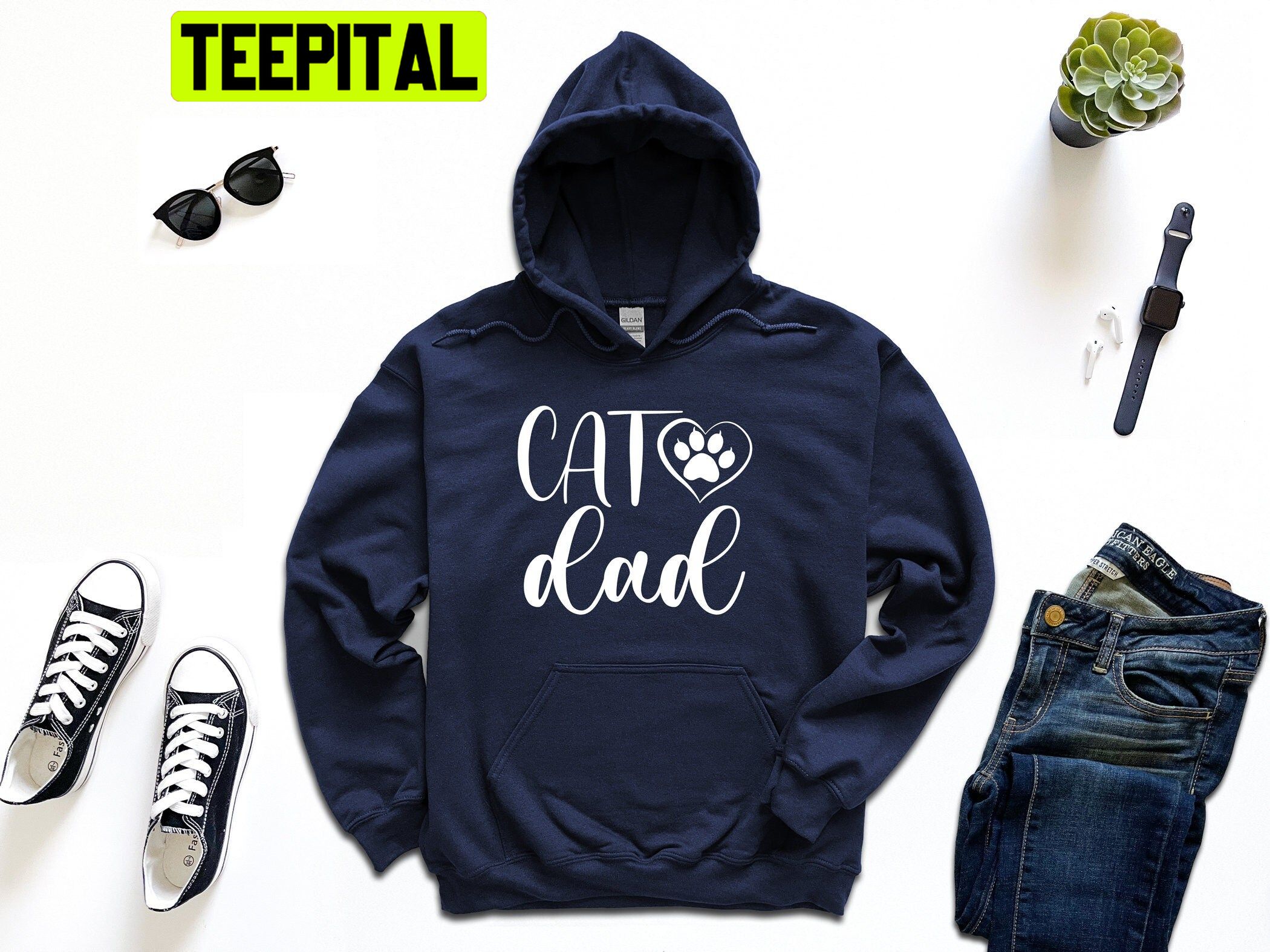 Best Cat Dad Ever Trending Unisex Hoodie Best Cat Dad Ever Trending Unisex Hoodie