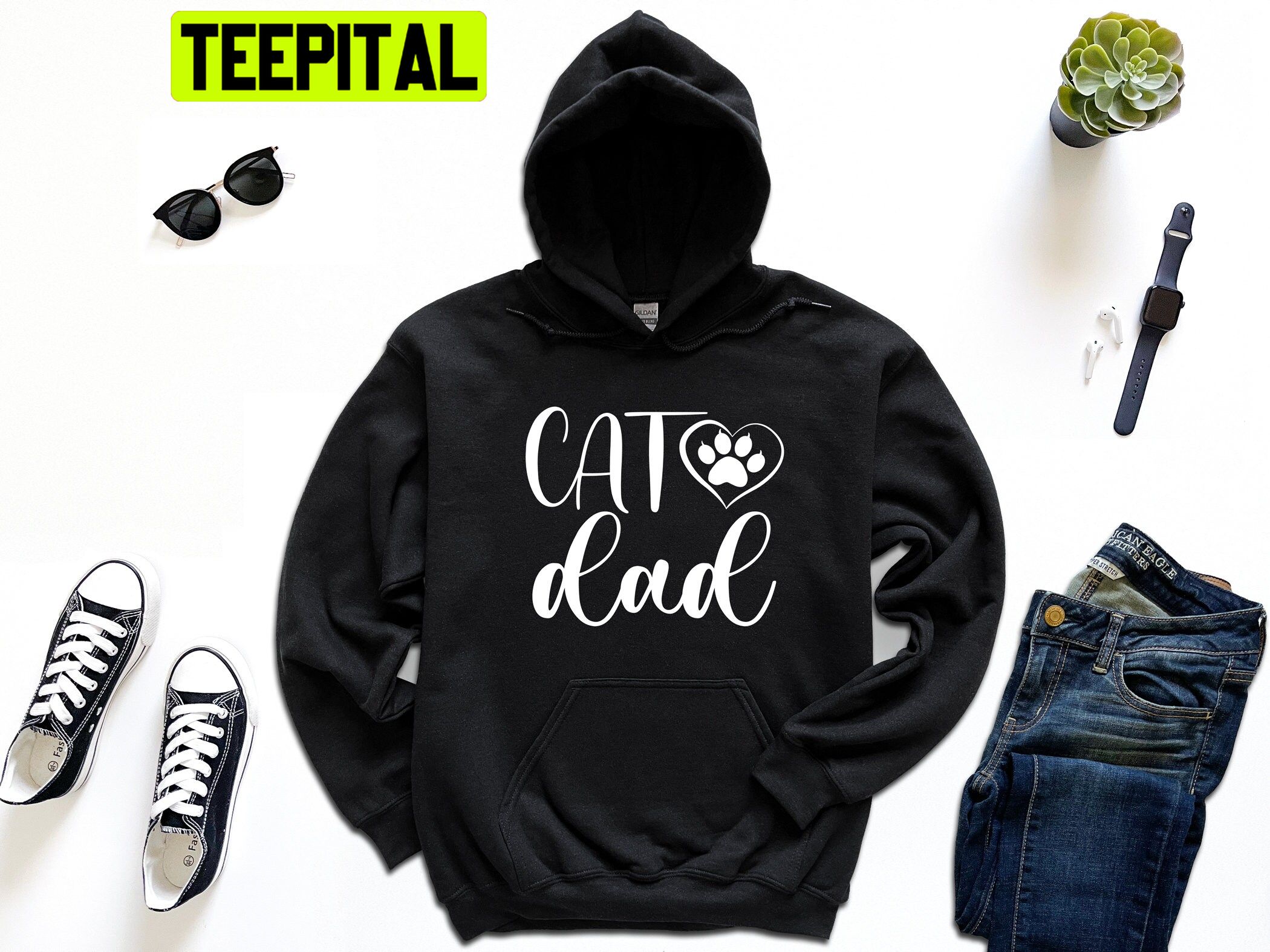 Best Cat Dad Ever Trending Unisex Hoodie Best Cat Dad Ever Trending Unisex Hoodie