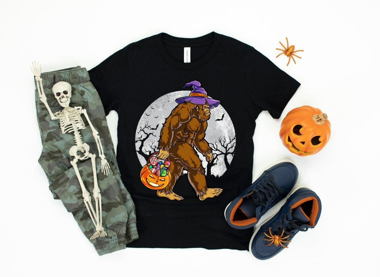 Bigfoot Witch Halloween Shirt Bigfoot Witch Halloween Shirt