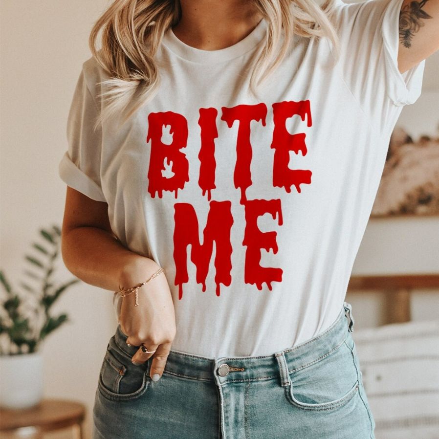 Bite Me Halloween T-Shirt Bite Me Halloween T-Shirt