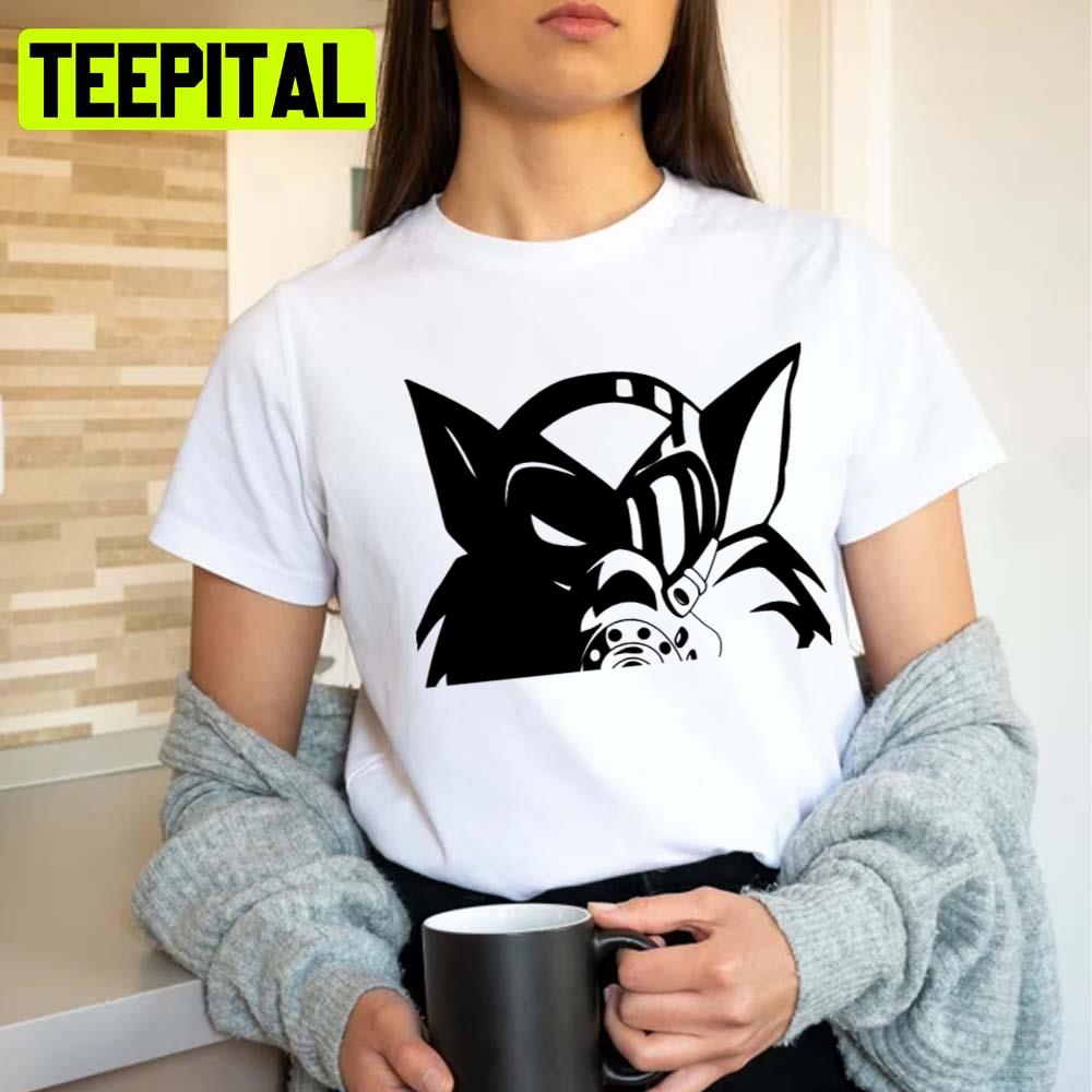 Black And White Art Swat Cats Unisex T-Shirt Black And White Art Swat Cats Unisex T-Shirt