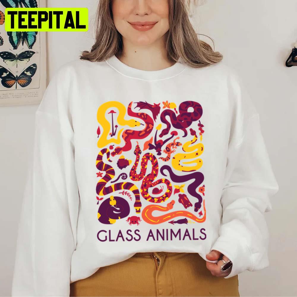 Black Mambo Style Glass Animals Unisex Sweatshirt Black Mambo Style Glass Animals Unisex Sweatshirt