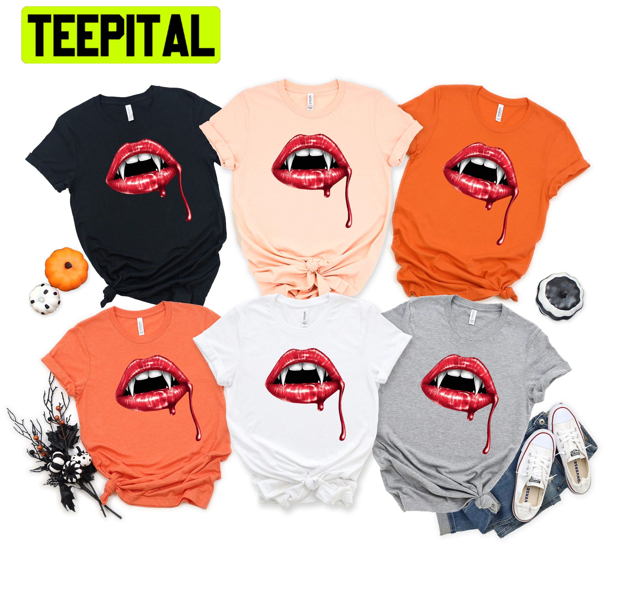 Bloody Lips Vampire Lips Trending Unisex Shirt Bloody Lips Vampire Lips Trending Unisex Shirt