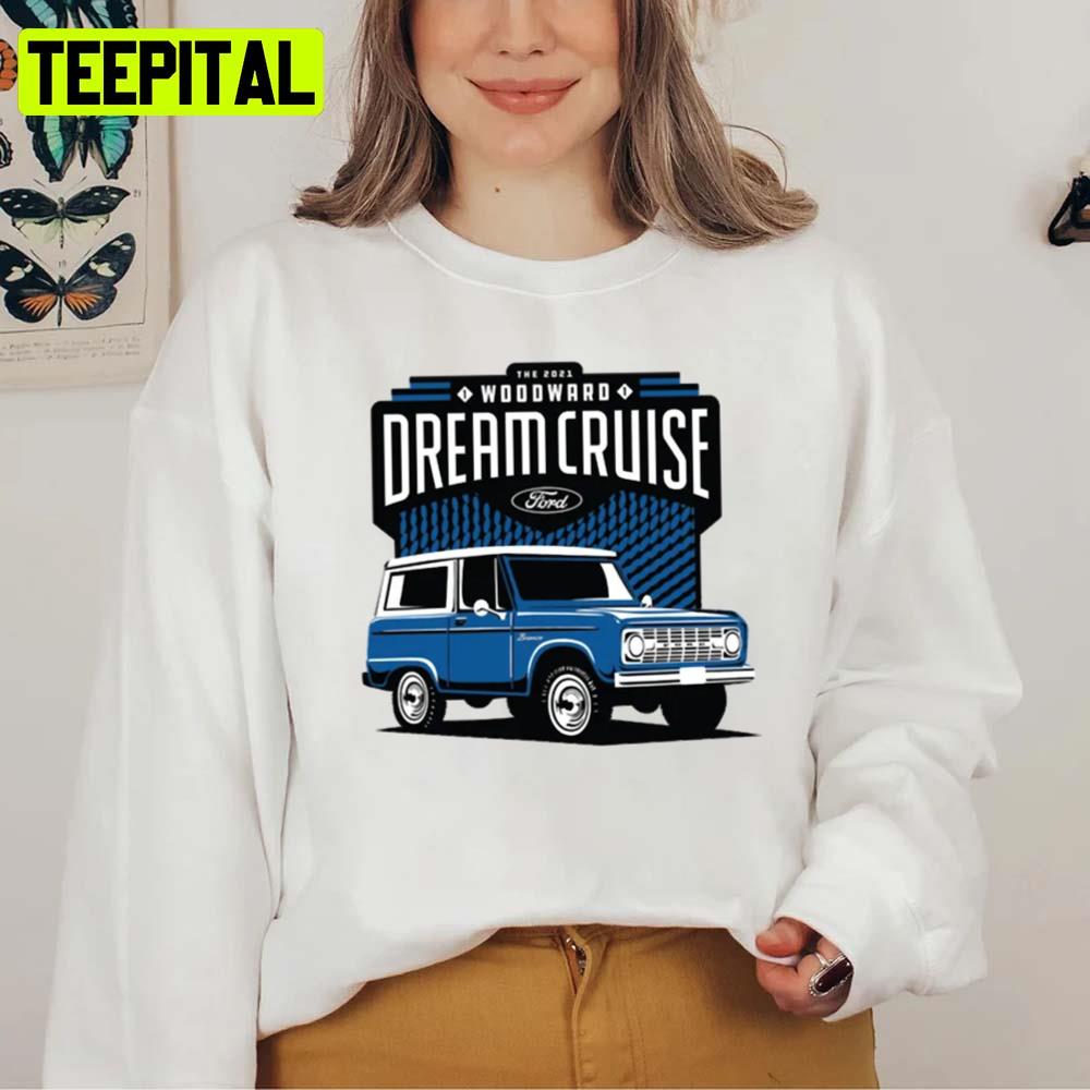 Blue Art Ford Car The Woodward Dream Cruise Unisex T-Shirt Blue Art Ford Car The Woodward Dream Cruise Unisex T-Shirt