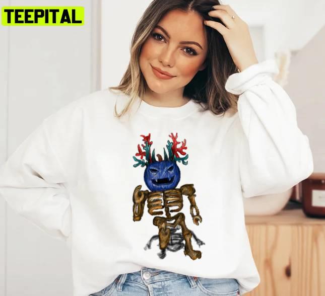 Blue Pumpkin Skeleton Blox Halloween Unisex Sweatshirt Blue Pumpkin Skeleton Blox Halloween Unisex Sweatshirt