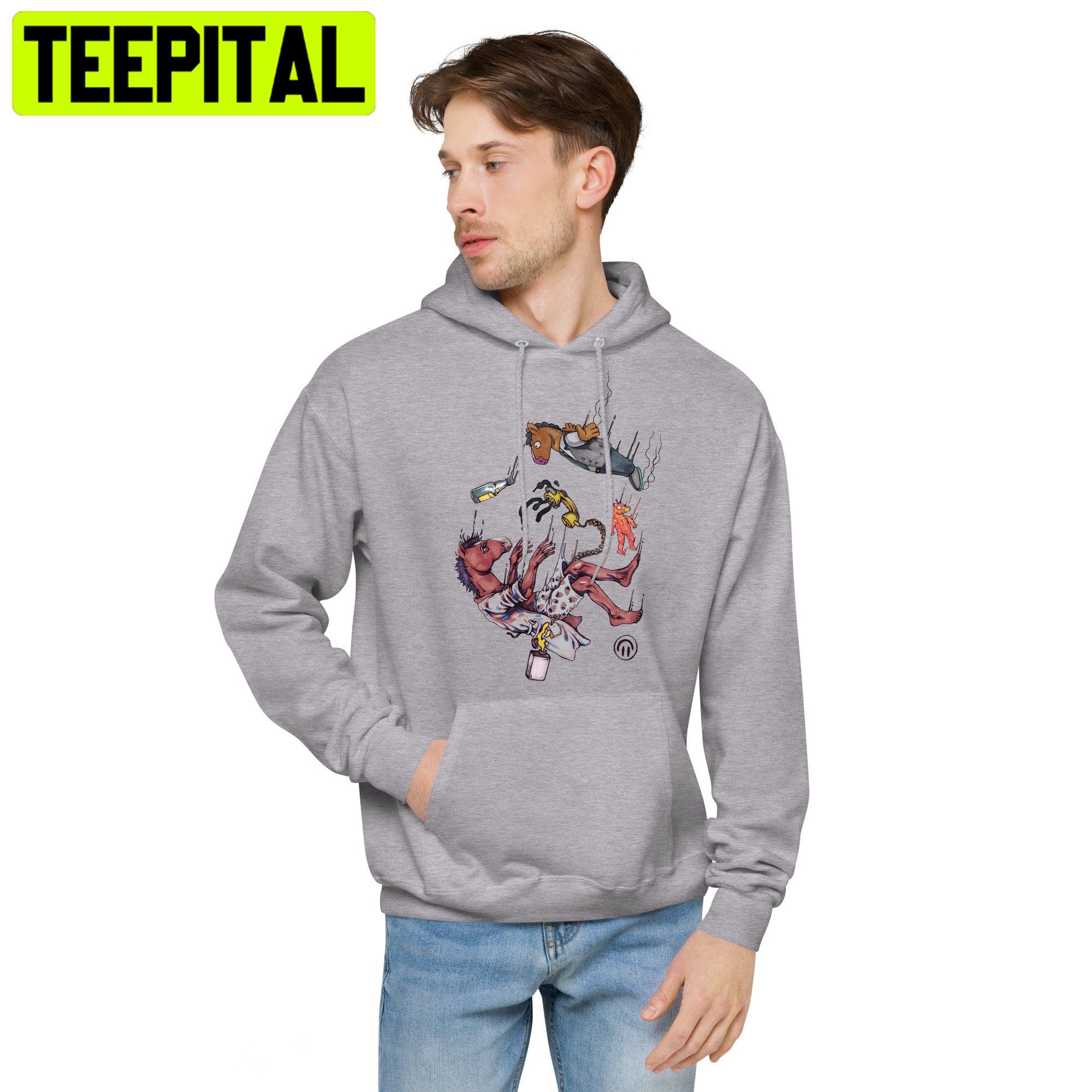 Bojack Horseman Flying Trending Unisex Shirt Bojack Horseman Flying Trending Unisex Shirt